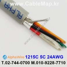 AlphaWire 1215C, Slate 5C 24AWG 알파와이어 1미터