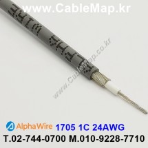 AlphaWire 1705, Slate 1C 24AWG 알파와이어 30미터