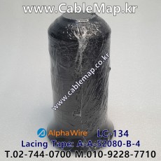AlphaWire LC-134 Black, Lacing Tape 알파와이어